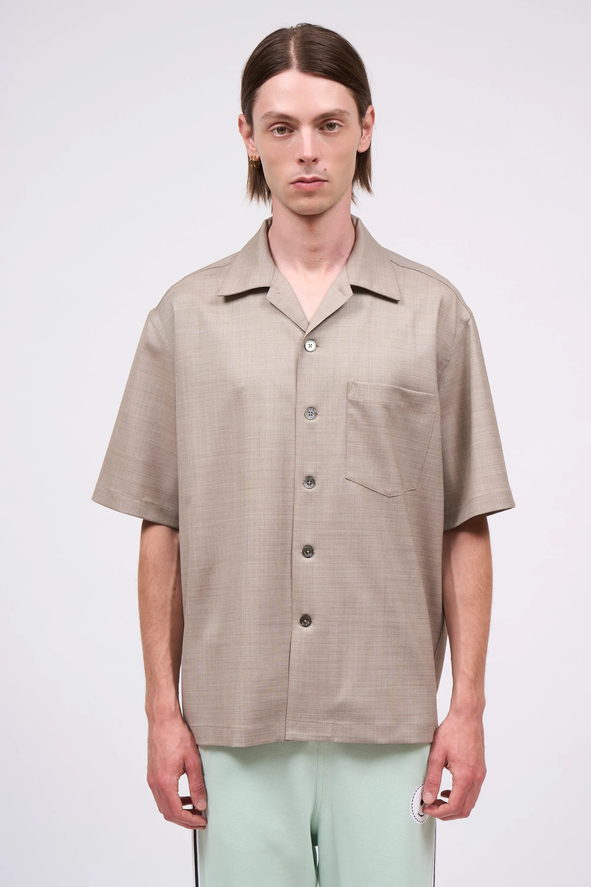 Chemise manches courtes en laine vierge sold by Paul & Joe product image thumbnail 3