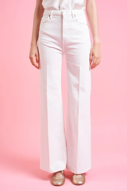 Jean taille haute coupe droite en toile de coton sold by Paul & Joe