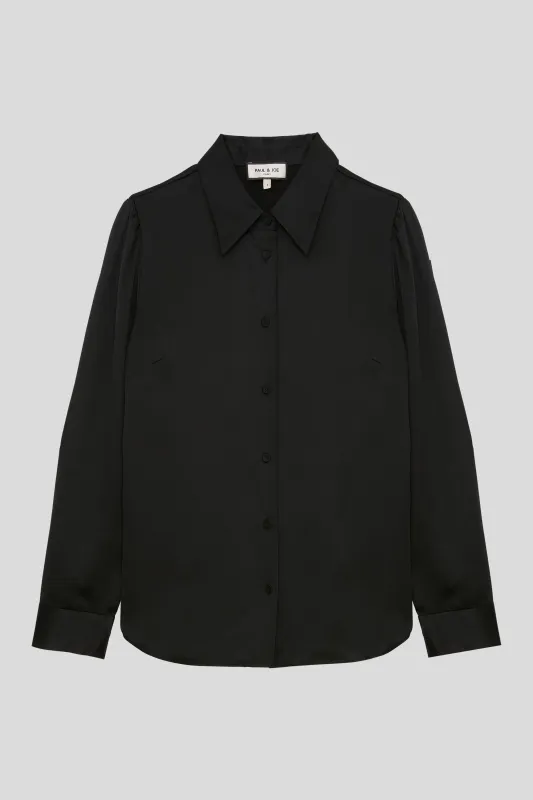 Chemisier en satin de soie ajusté sold by Paul & Joe