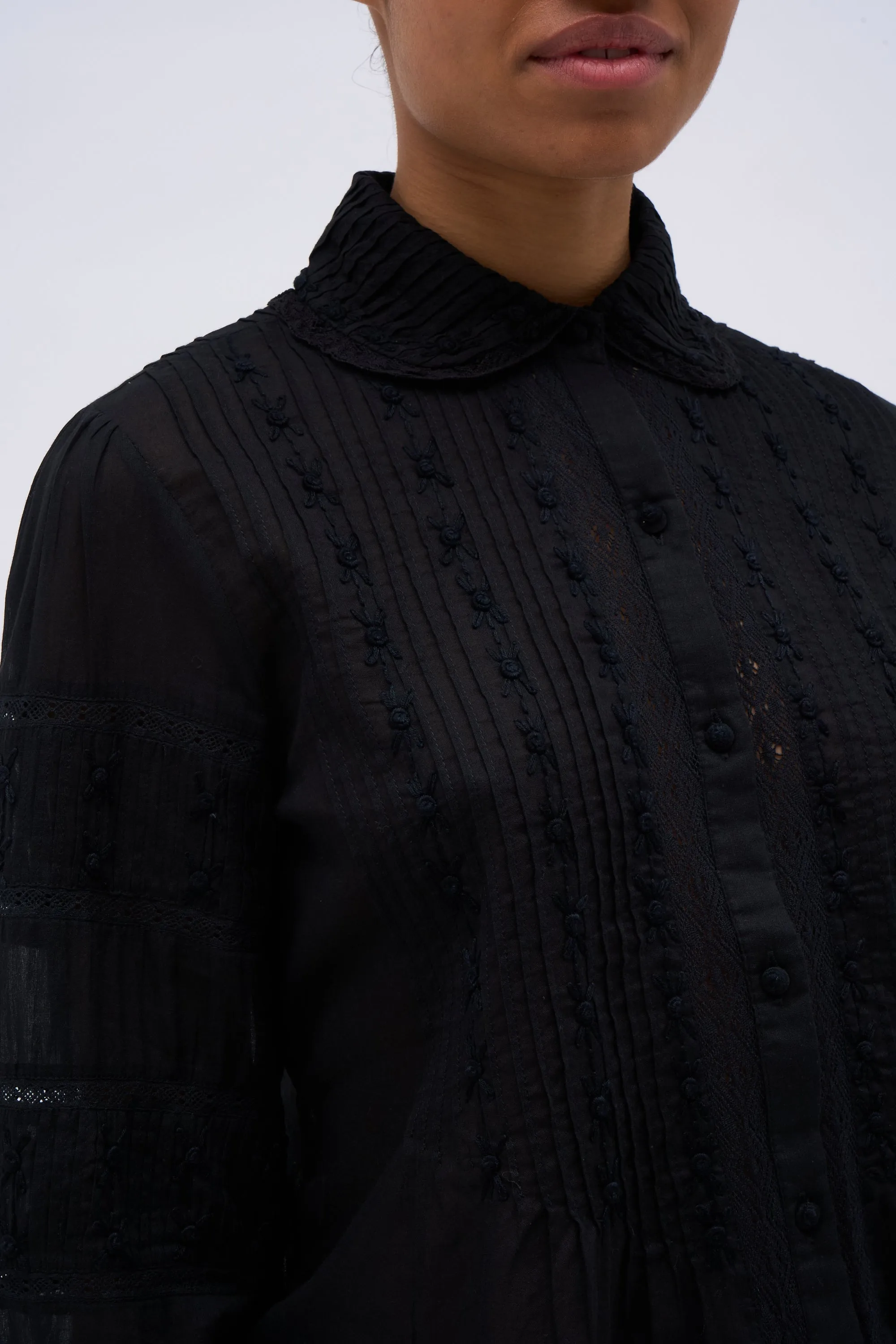 Blouse à manches longues en mousseline de coton sold by Paul & Joe product image thumbnail 2