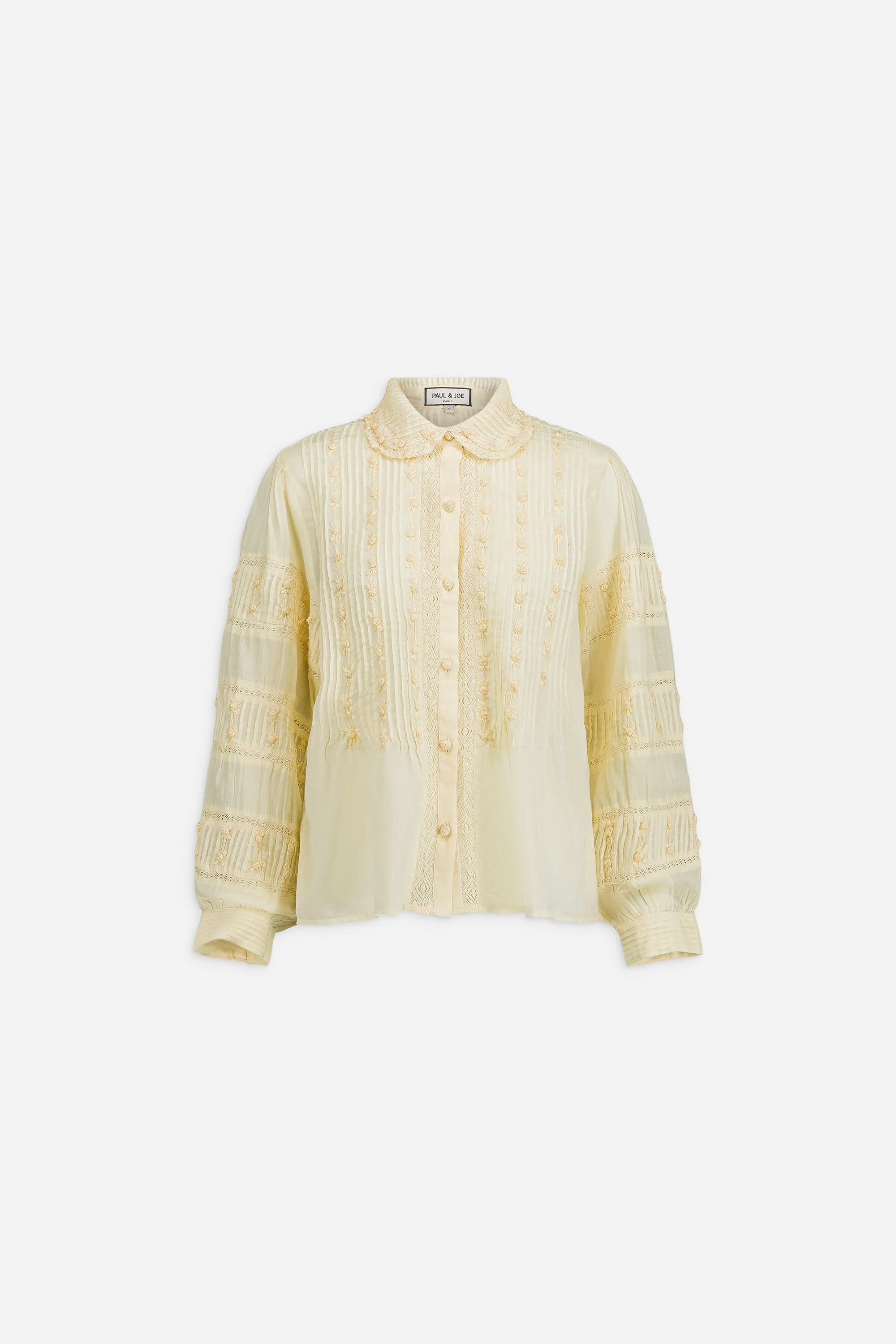 Blouse à manches longues en mousseline de coton sold by Paul & Joe product image thumbnail 5
