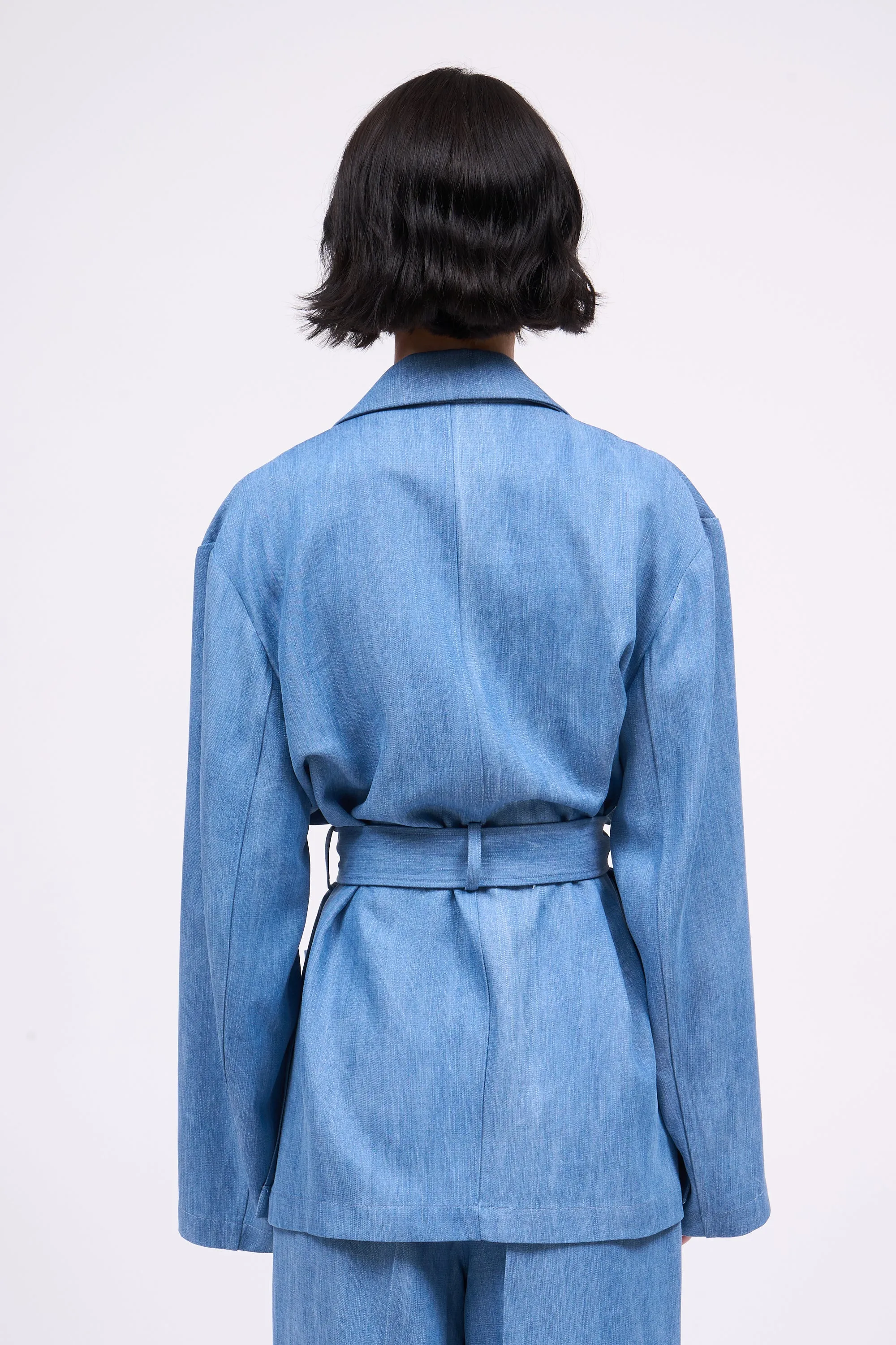 Veste fluide longue en tencel denim sold by Paul & Joe product image thumbnail 5