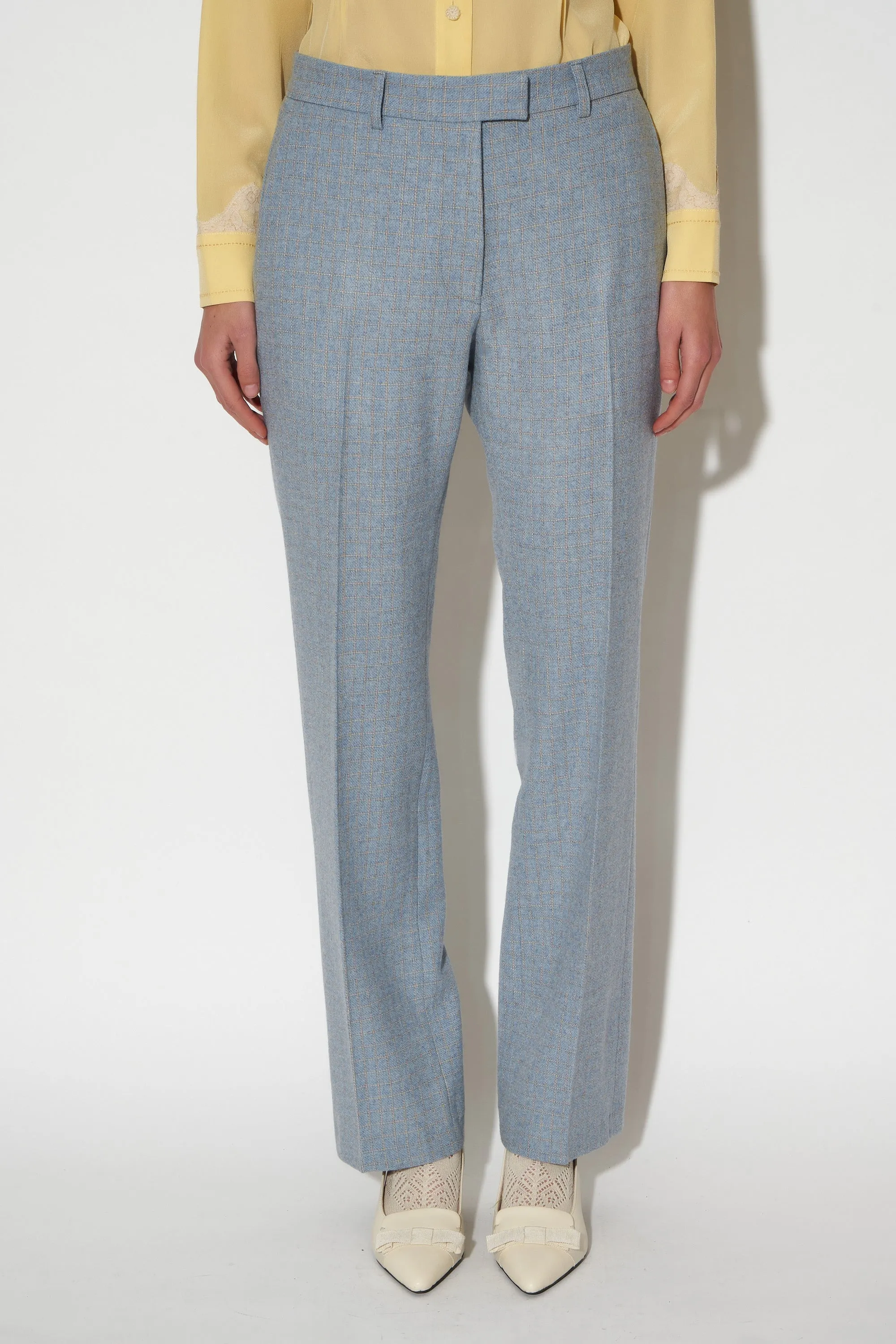 Pantalon droit en lainage à carreaux sold by Paul & Joe product image thumbnail 2