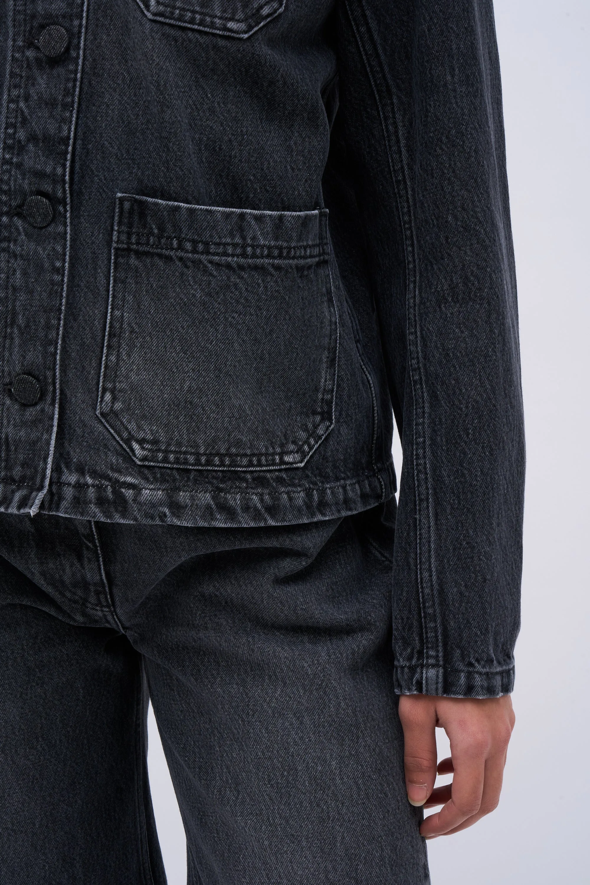 Veste courte en denim délavé sold by Paul & Joe product image thumbnail 4