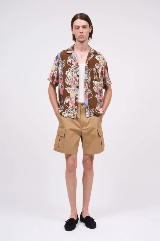 Chemise à manches courtes en viscose imprimé all over sold by Paul & Joe