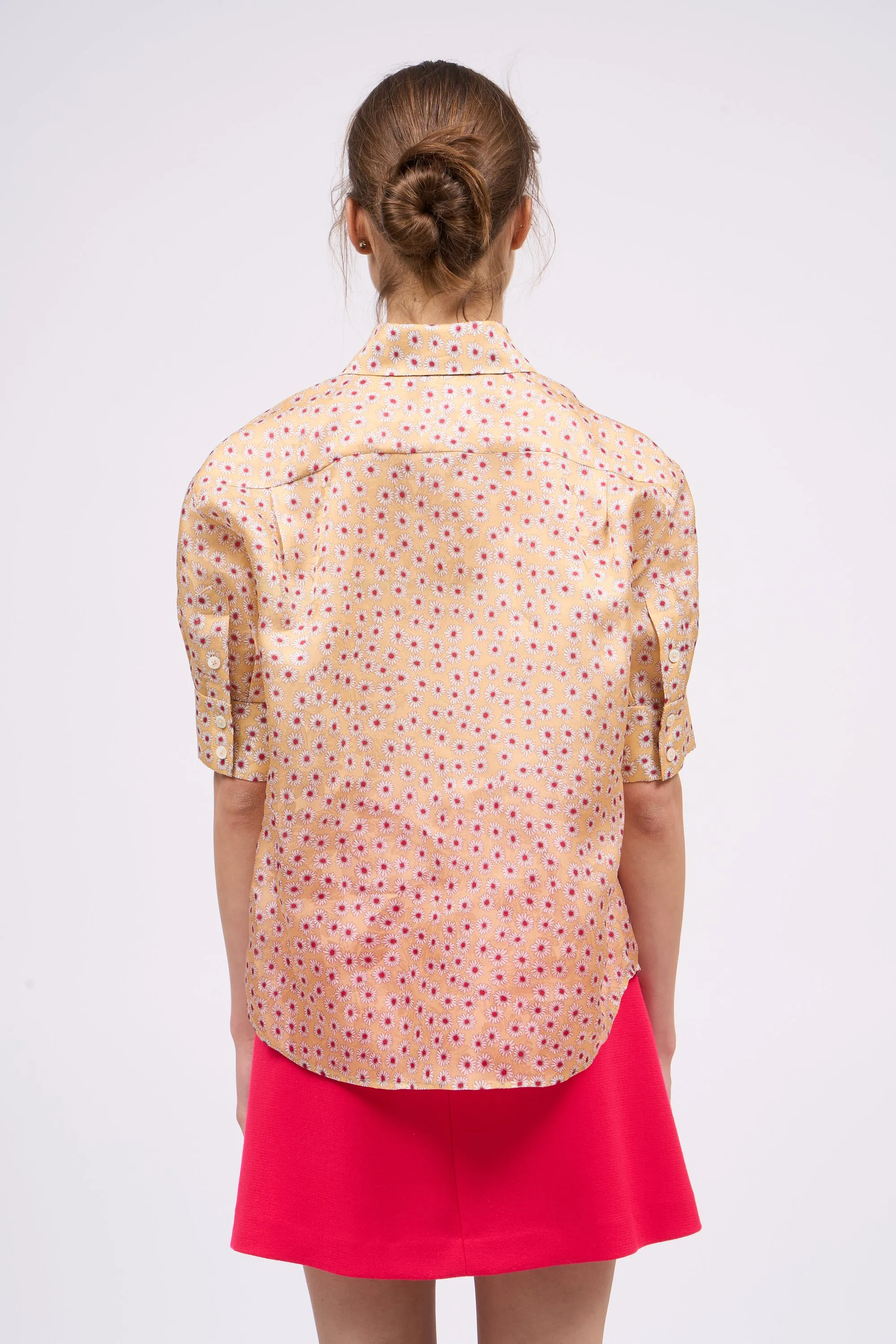 Chemise manche courte en organza de soie imprimée sold by Paul & Joe product image thumbnail 4