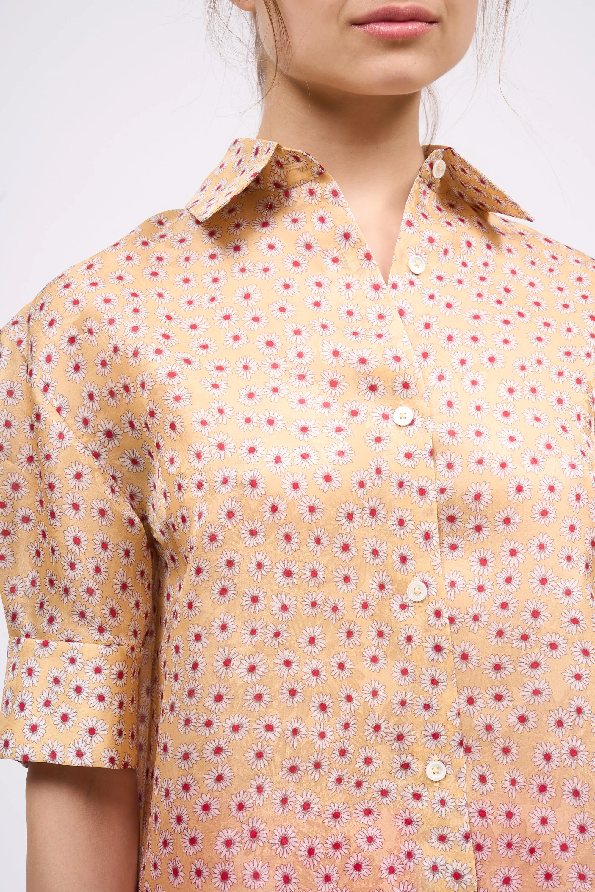 Chemise manche courte en organza de soie imprimée sold by Paul & Joe product image thumbnail 2