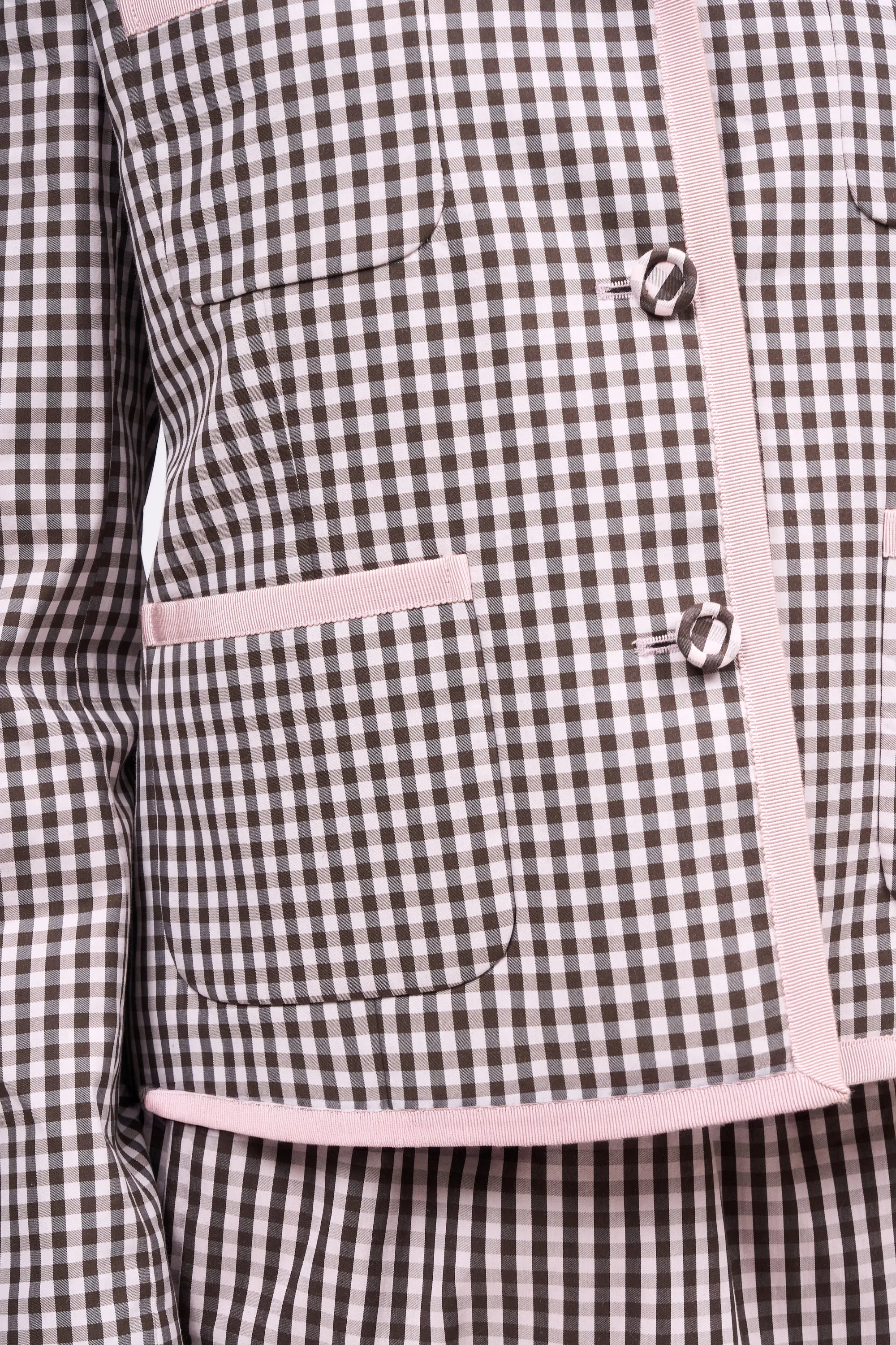 Veste courte en popeline de coton vichy sold by Paul & Joe product image thumbnail 2