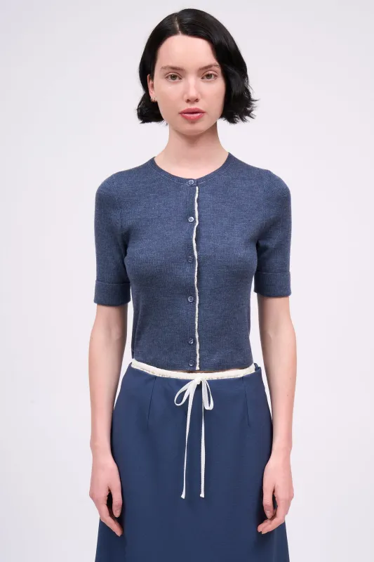 Cardigan en laine mérinos superfine made by Paul & Joe
