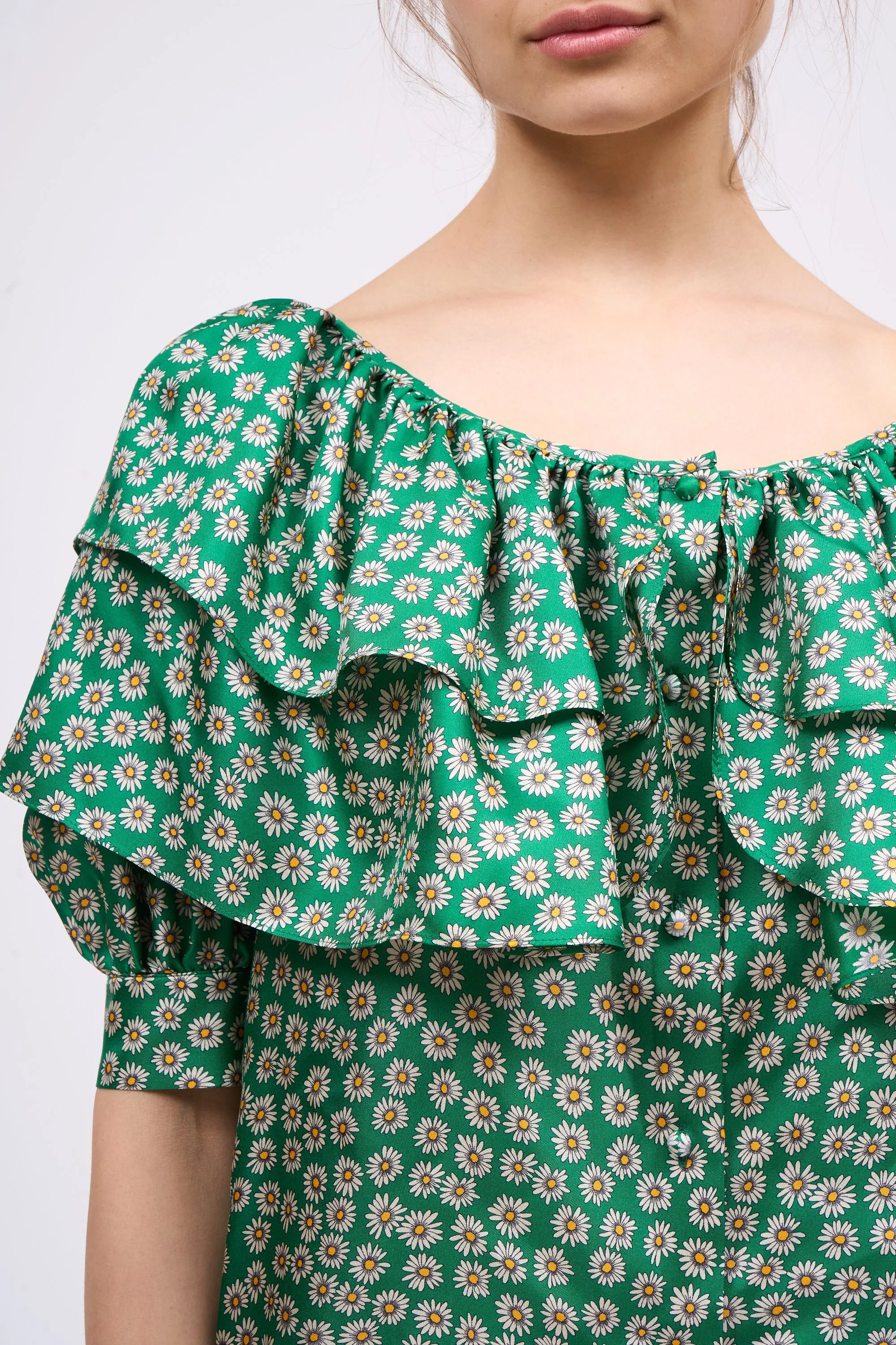 Blouse imprimée marguerite sur twill de soie sold by Paul & Joe product image thumbnail 3