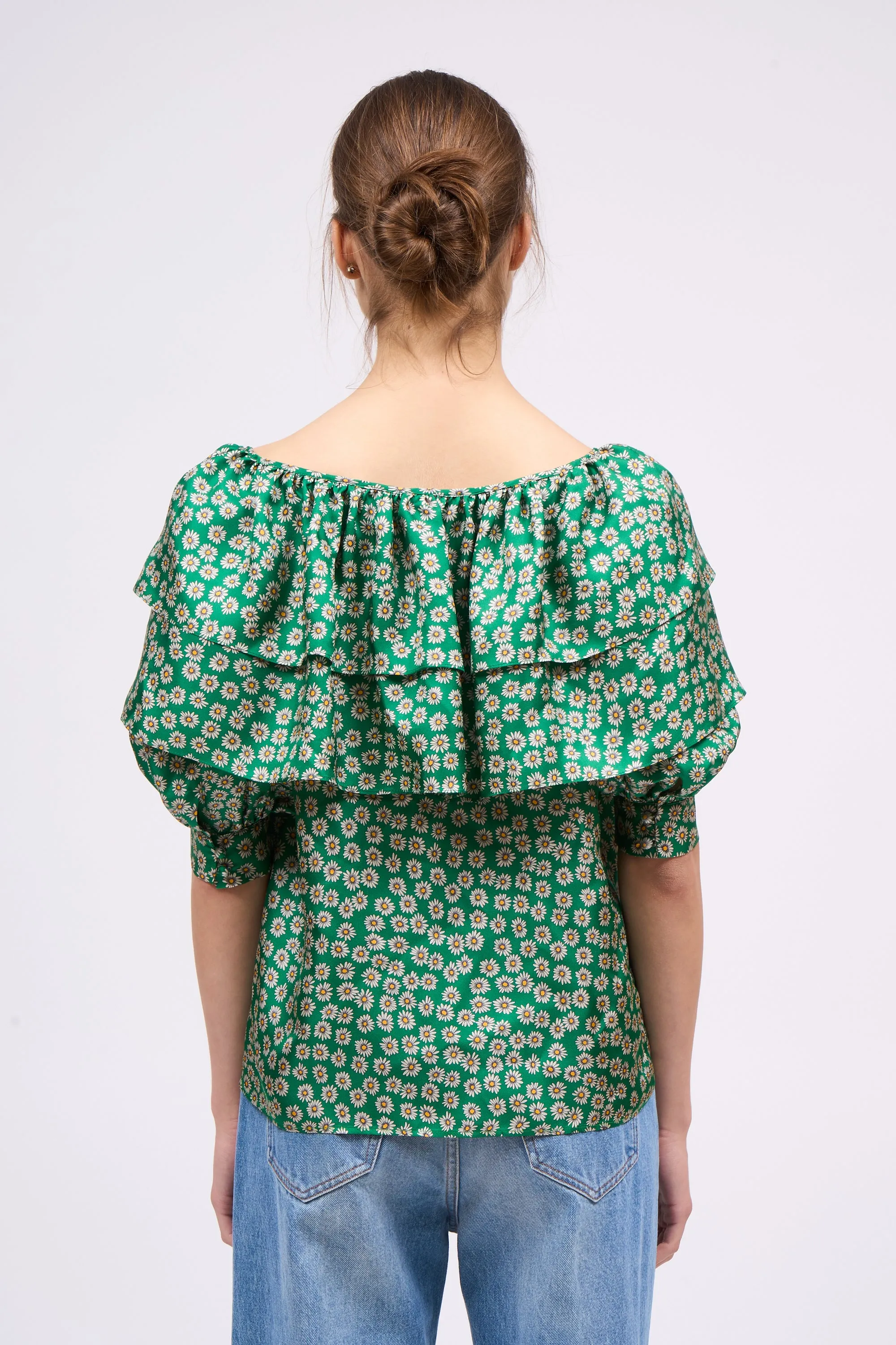 Blouse imprimée marguerite sur twill de soie sold by Paul & Joe product image thumbnail 4