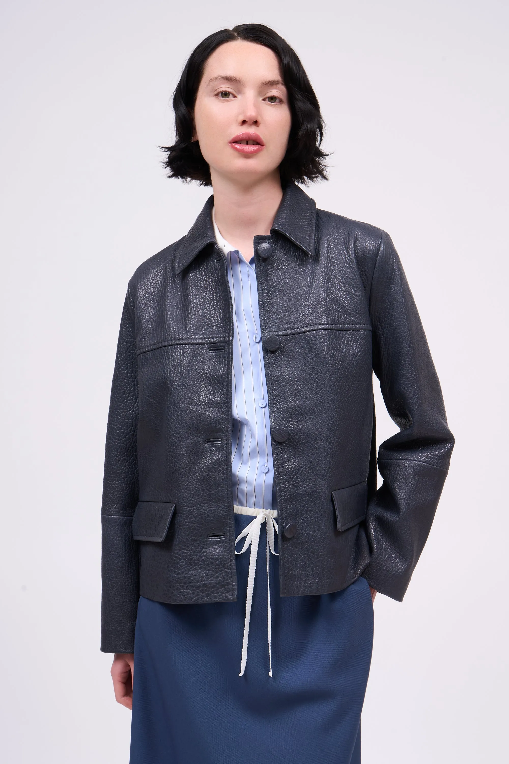 Veste en cuir d'agneau bubble sold by Paul & Joe product image thumbnail 4