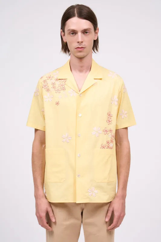 Chemise à manches courtes en coton brodé sold by Paul & Joe