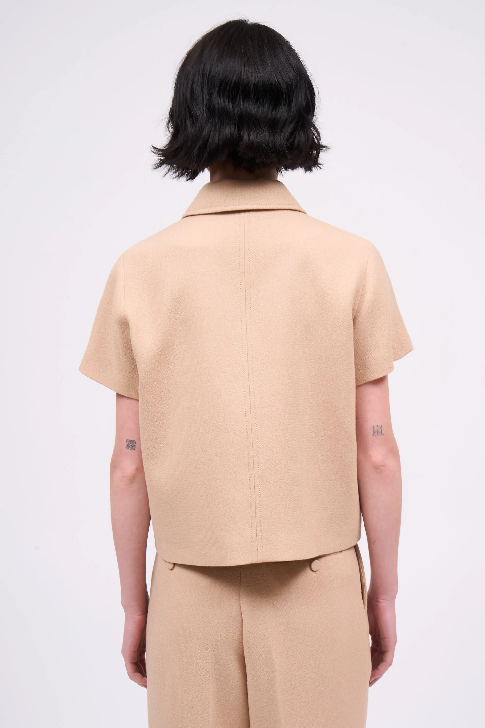 Veste coupe droite et courte en laine mélangée sold by Paul & Joe product image thumbnail 5