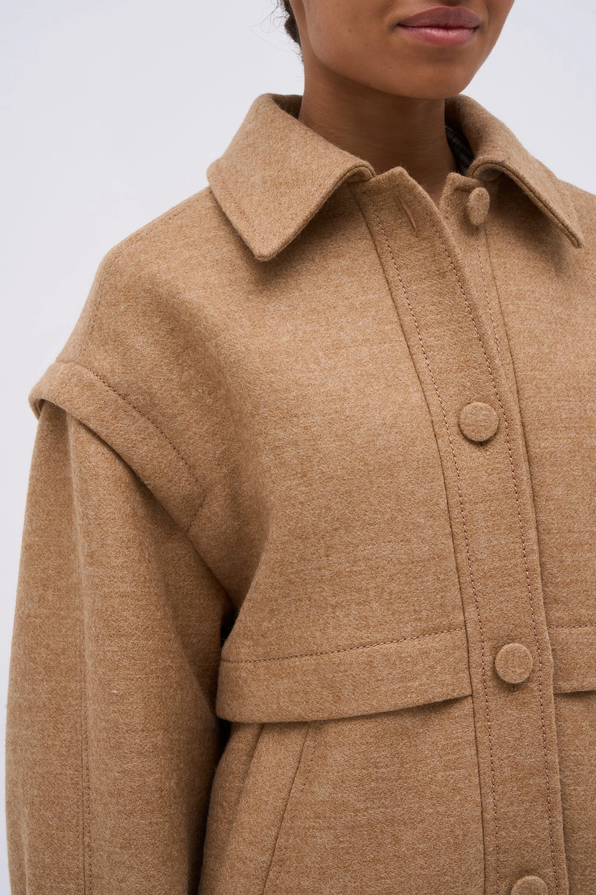 Blouson court en drap de laine sold by Paul & Joe product image thumbnail 4