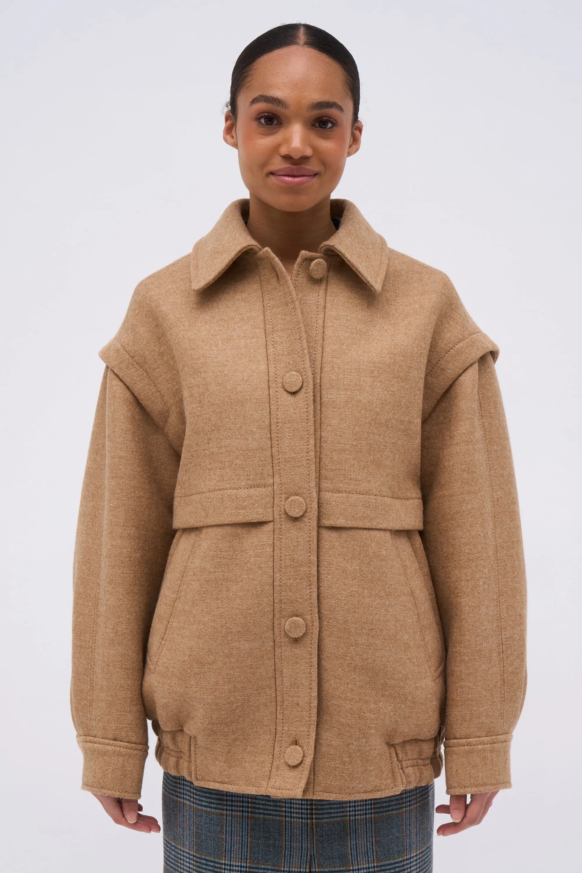 Blouson court en drap de laine sold by Paul & Joe