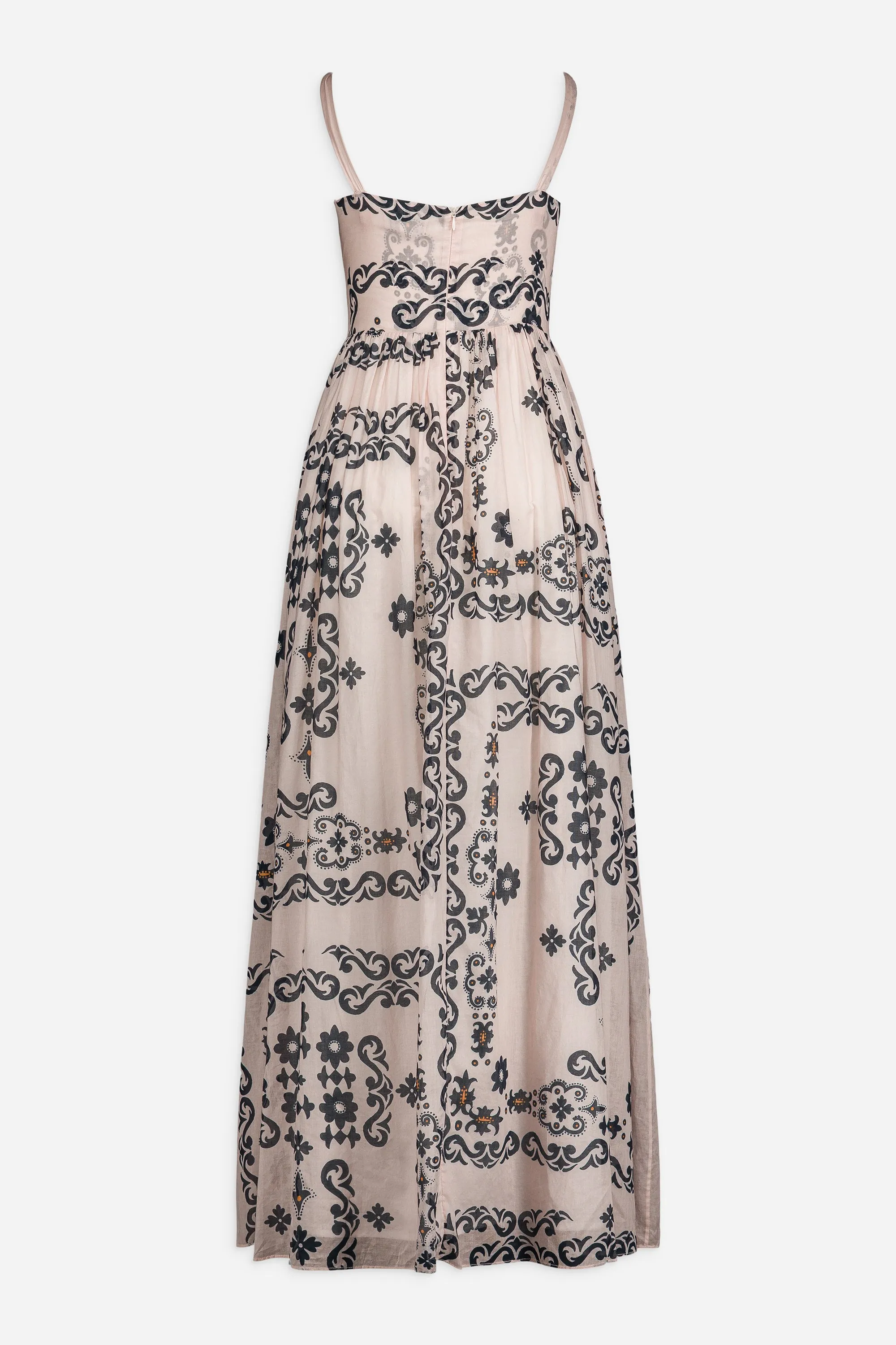 Robe longue à bretelles en coton imprimée sold by Paul & Joe product image thumbnail 5