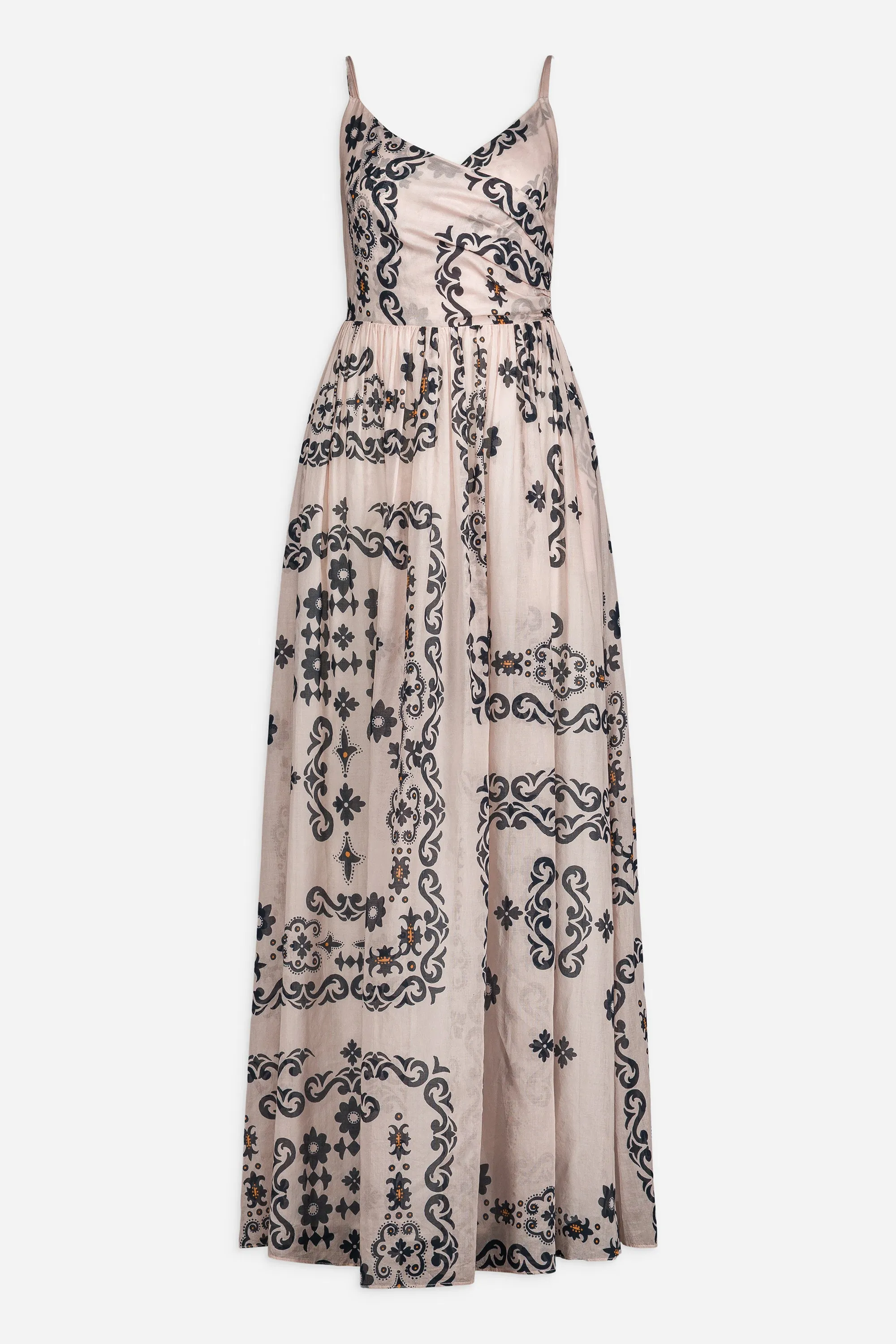 Robe longue à bretelles en coton imprimée sold by Paul & Joe product image thumbnail 4