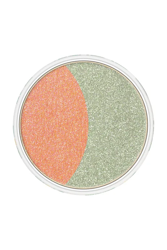 Ombre à paupière édition limitée orangé et vert doré made by Paul & Joe