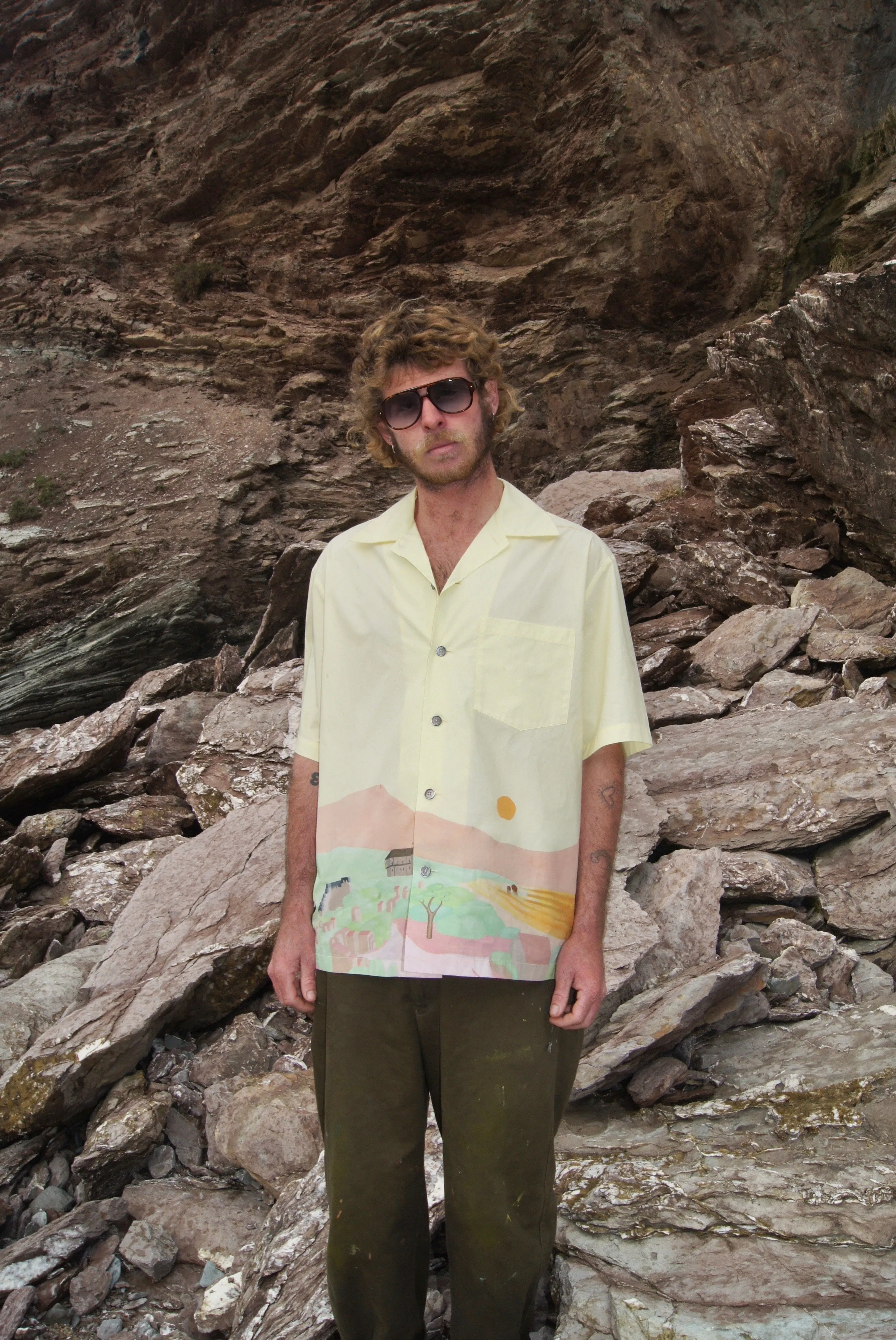 Chemise à manches courtes en popeline de coton imprimée sold by Paul & Joe