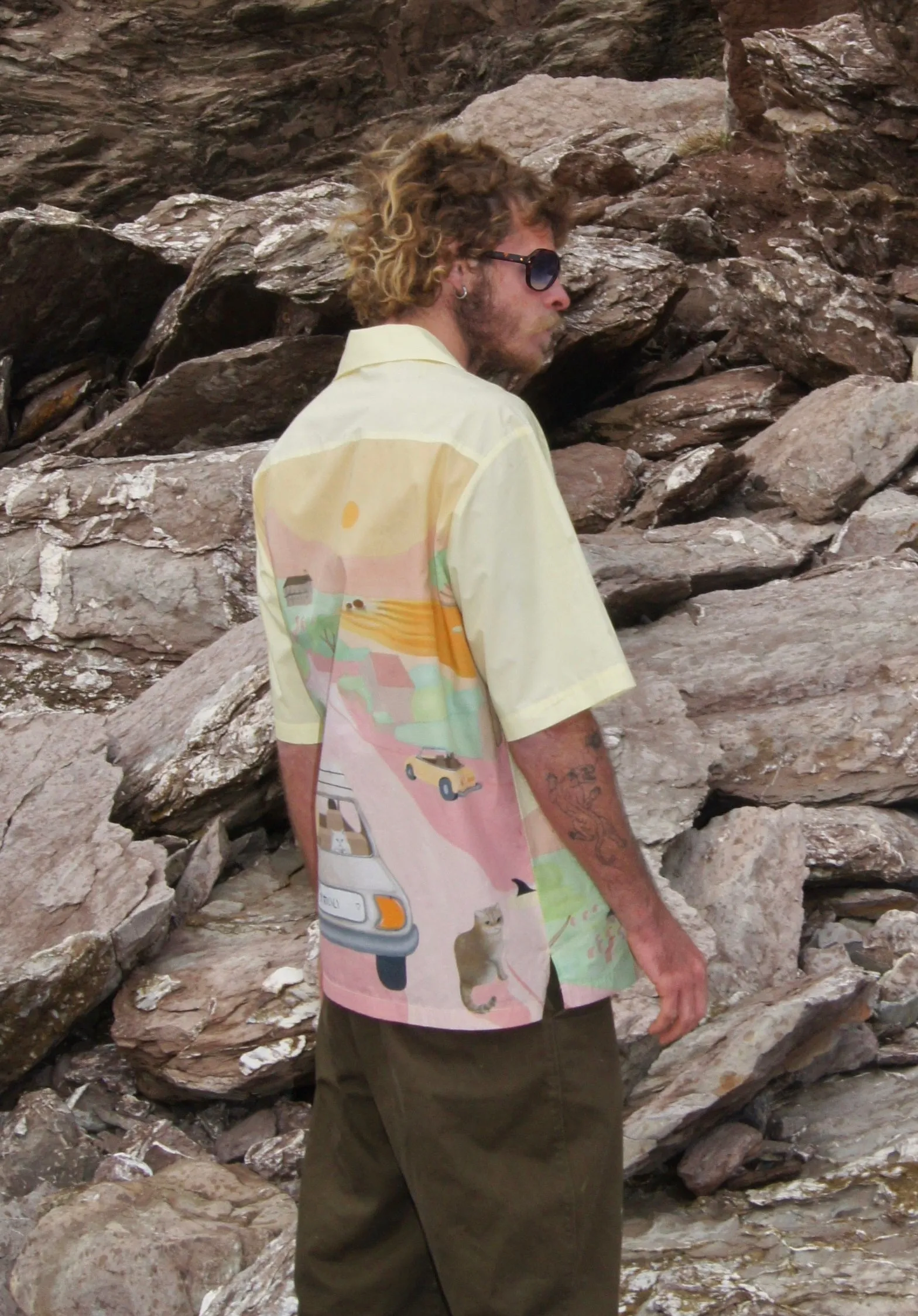 Chemise à manches courtes en popeline de coton imprimée sold by Paul & Joe product image thumbnail 3
