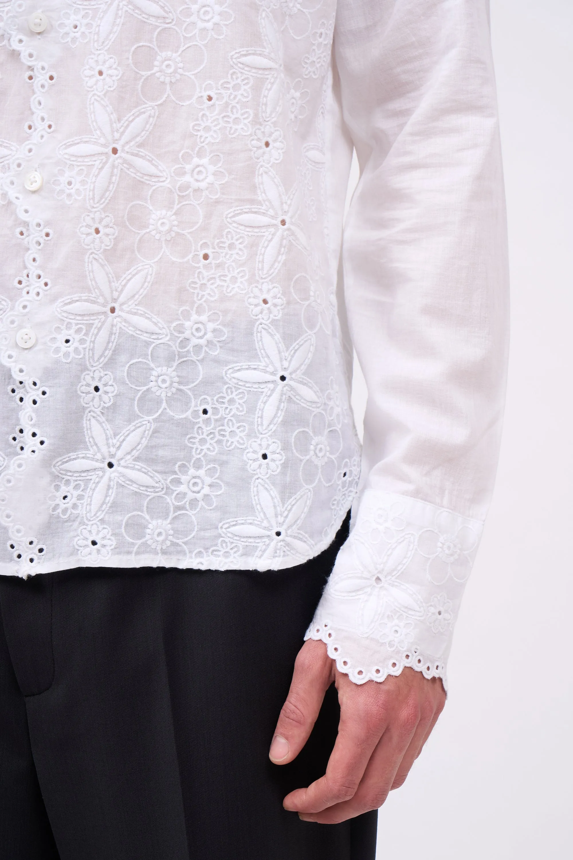 Chemise brodée en voile de coton sold by Paul & Joe product image thumbnail 3