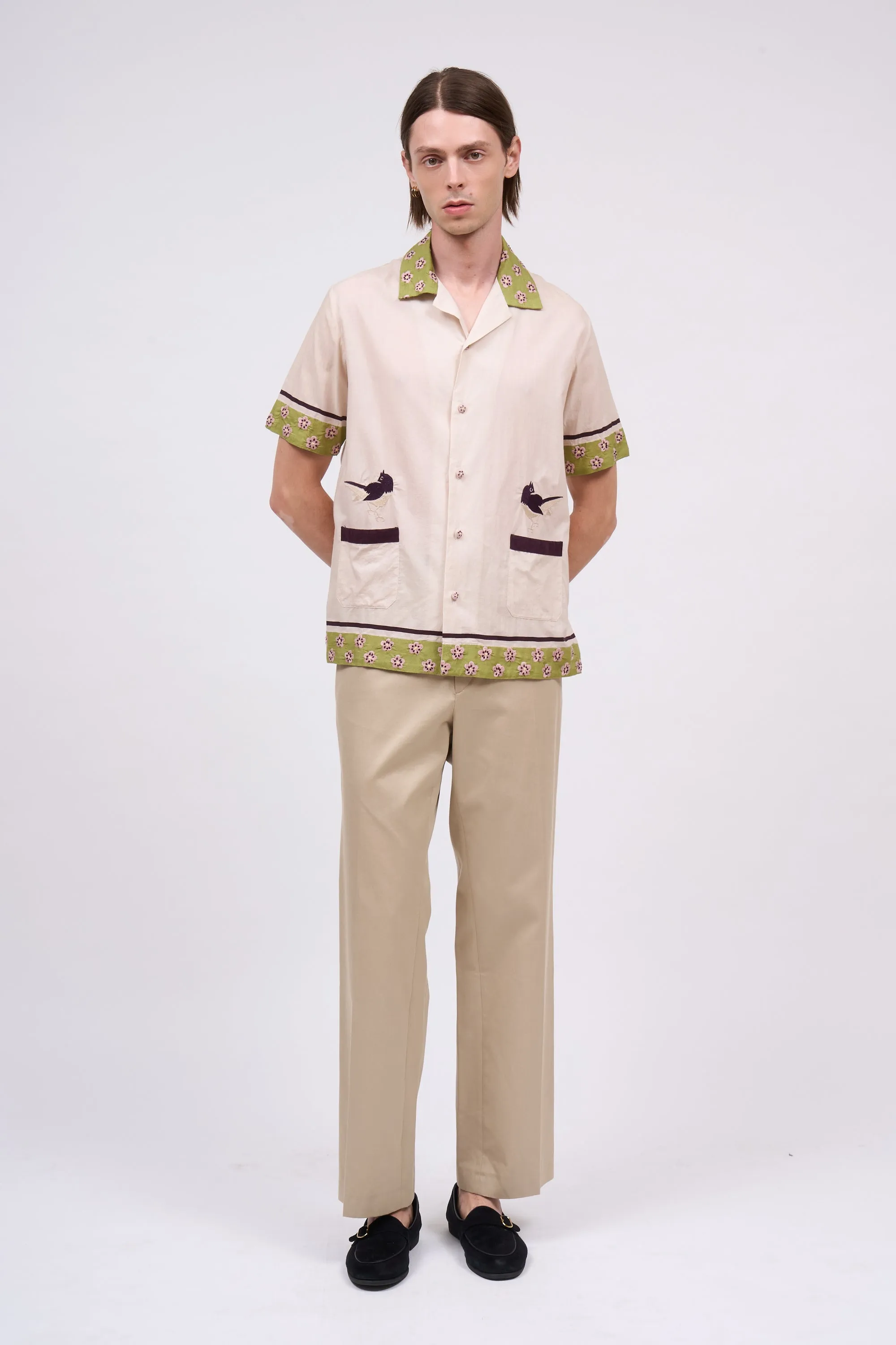 Chemise à manches courtes en coton brodé sold by Paul & Joe product image thumbnail 2