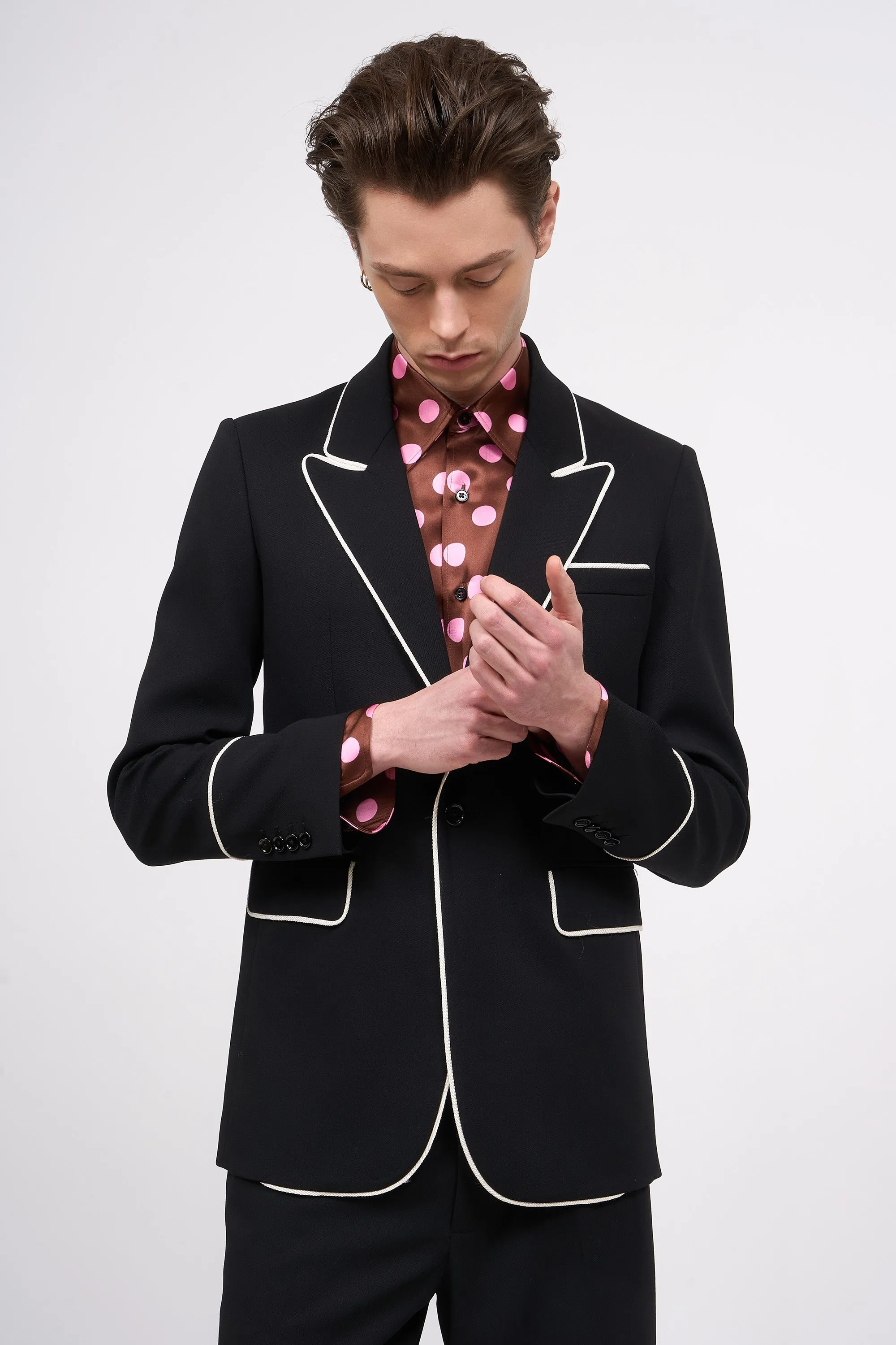 Veste de costume "smocking" en twill de laine sold by Paul & Joe product image thumbnail 2