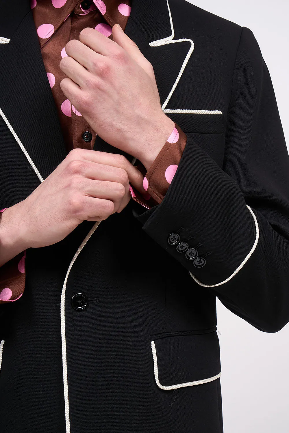 Veste de costume "smocking" en twill de laine sold by Paul & Joe product image thumbnail 3