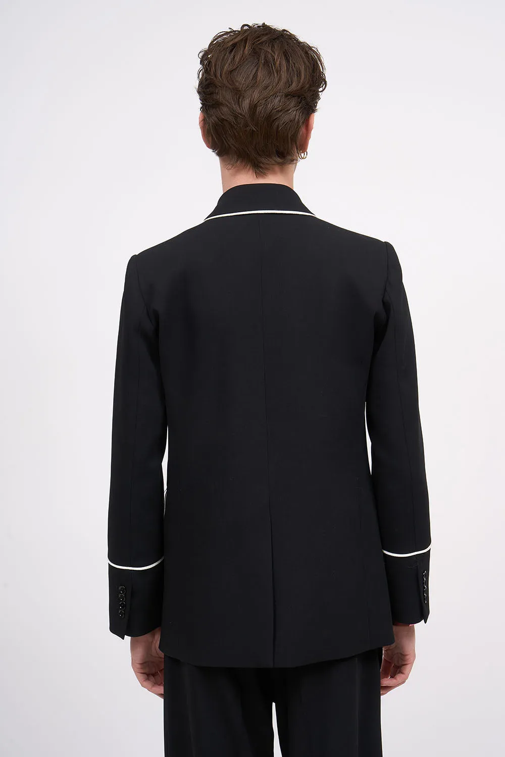 Veste de costume "smocking" en twill de laine sold by Paul & Joe product image thumbnail 4