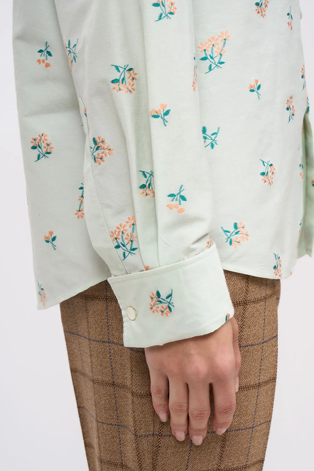 Chemise droite en jacquard de popeline sold by Paul & Joe product image thumbnail 4