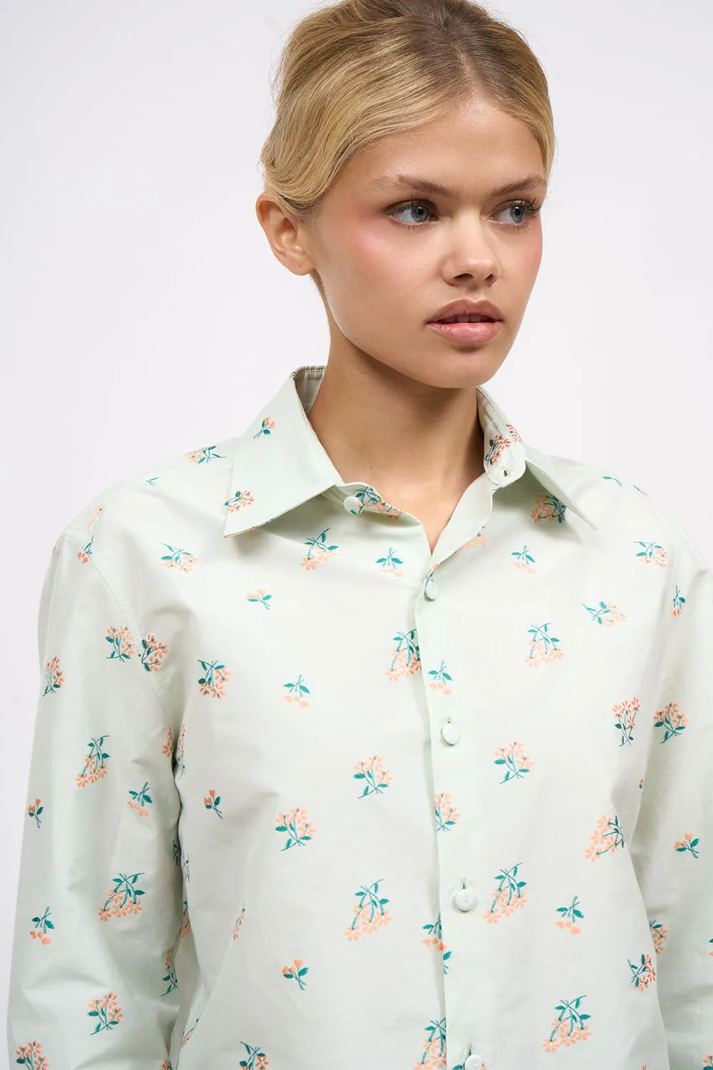 Chemise droite en jacquard de popeline sold by Paul & Joe product image thumbnail 3