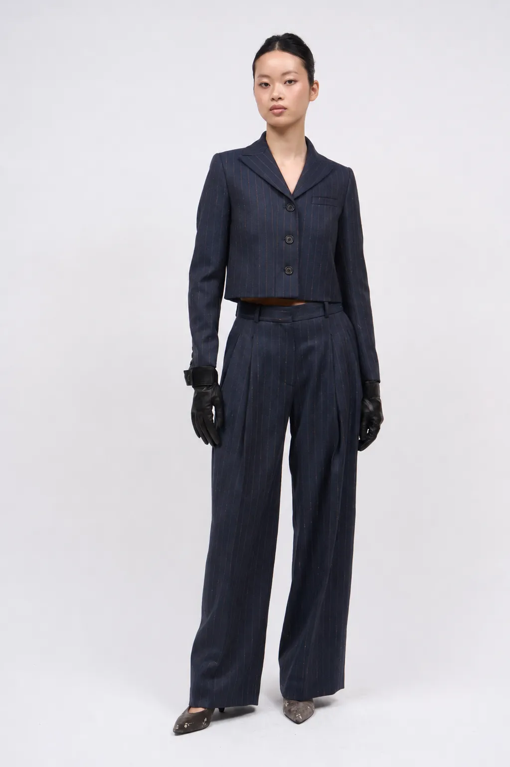 Veste courte en twill de laine rayé sold by Paul & Joe product image thumbnail 2
