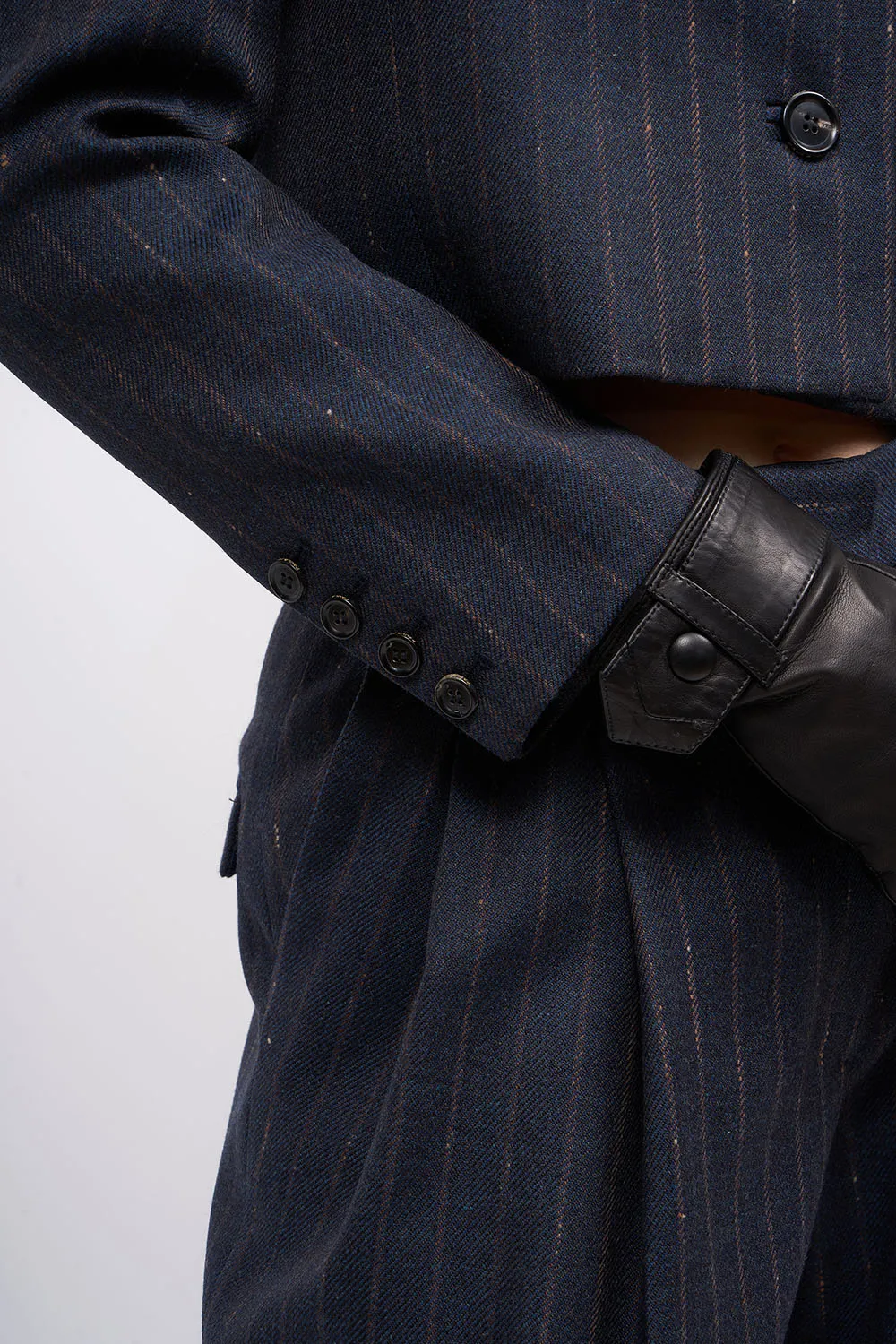 Veste courte en twill de laine rayé sold by Paul & Joe product image thumbnail 4