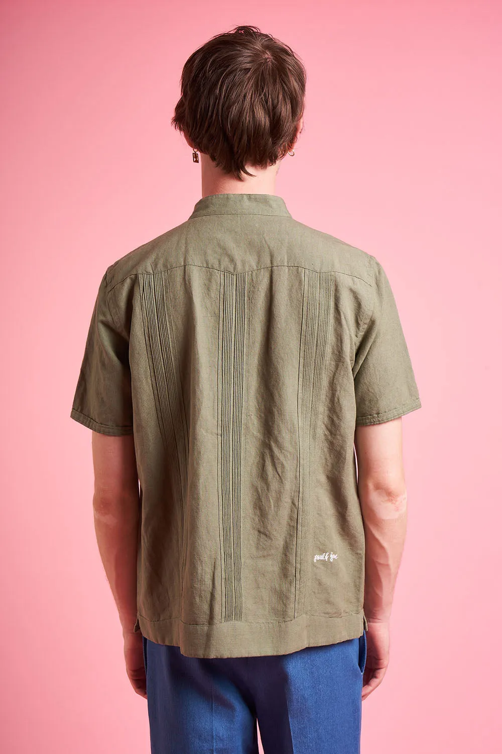 Chemise manches courtes en canva de coton et lin sold by Paul & Joe product image thumbnail 4