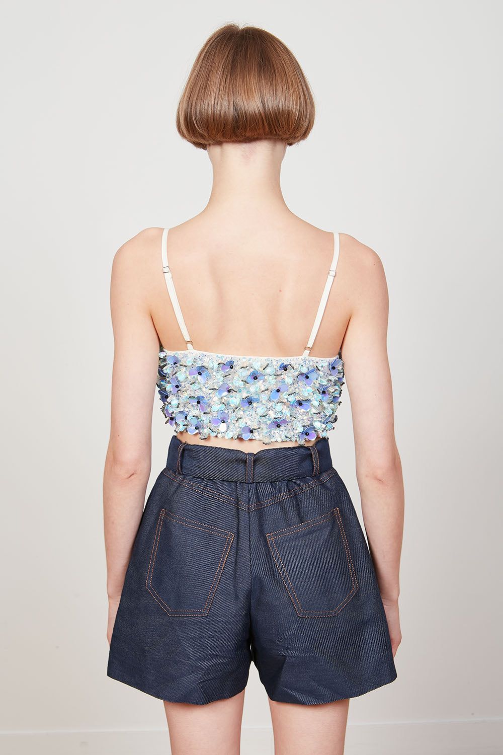 Brassière en organza de soie brodée de fleurs sold by Paul & Joe product image thumbnail 4