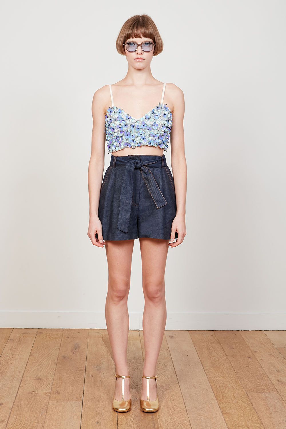 Brassière en organza de soie brodée de fleurs sold by Paul & Joe product image thumbnail 2