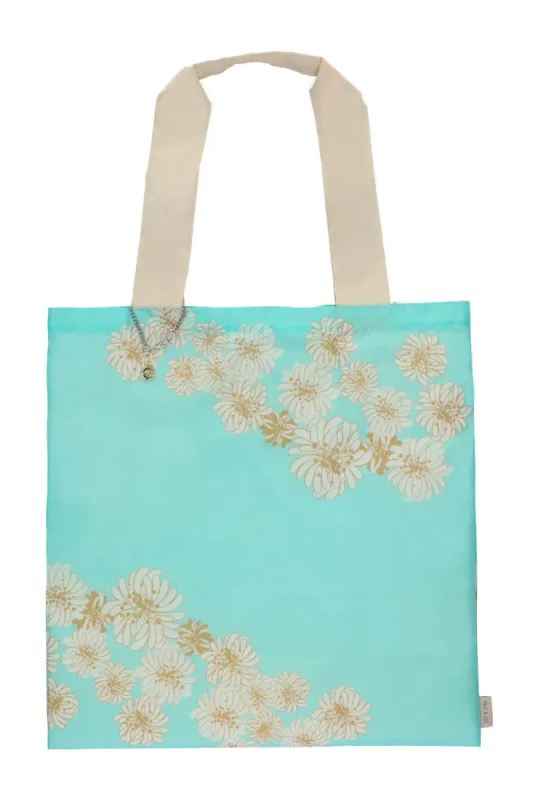 Tote bag bleu à fleurs sold by Paul & Joe