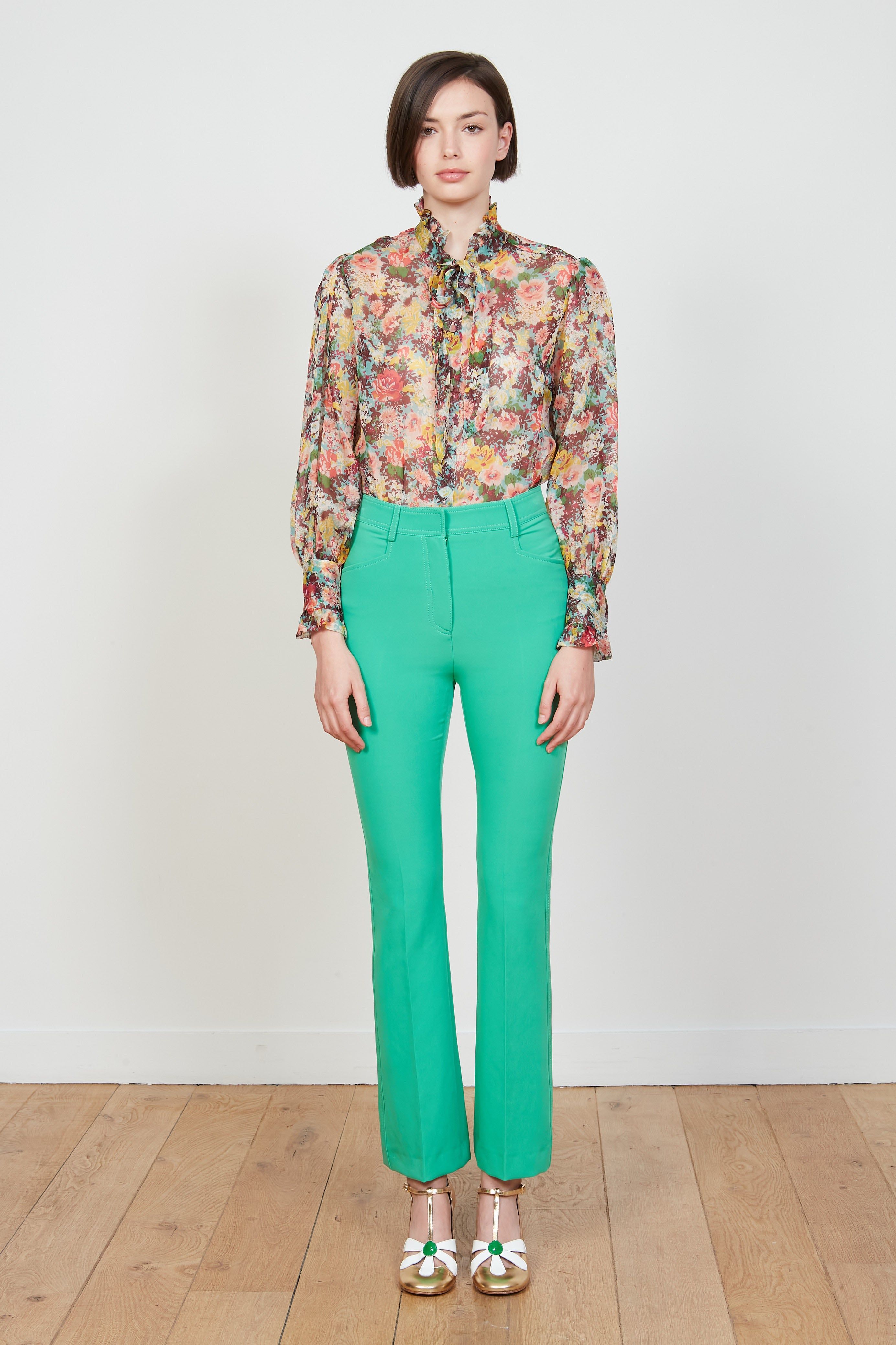 Pantalon évasé en twill sold by Paul & Joe product image thumbnail 2