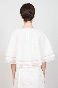Cape courte en organza brodé sold by Paul & Joe