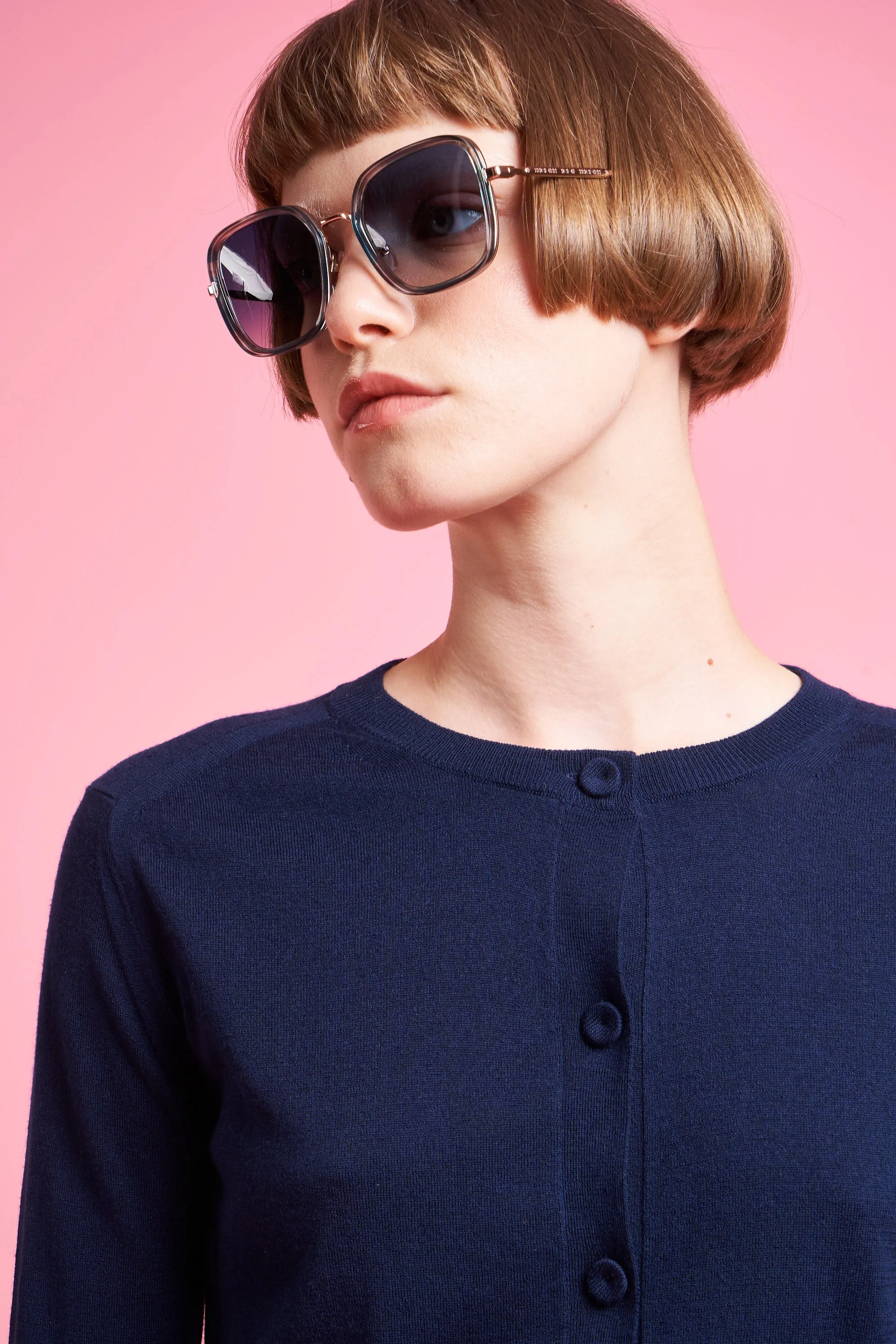 Cardigan court cintré en cachemire et soie sold by Paul & Joe product image thumbnail 2