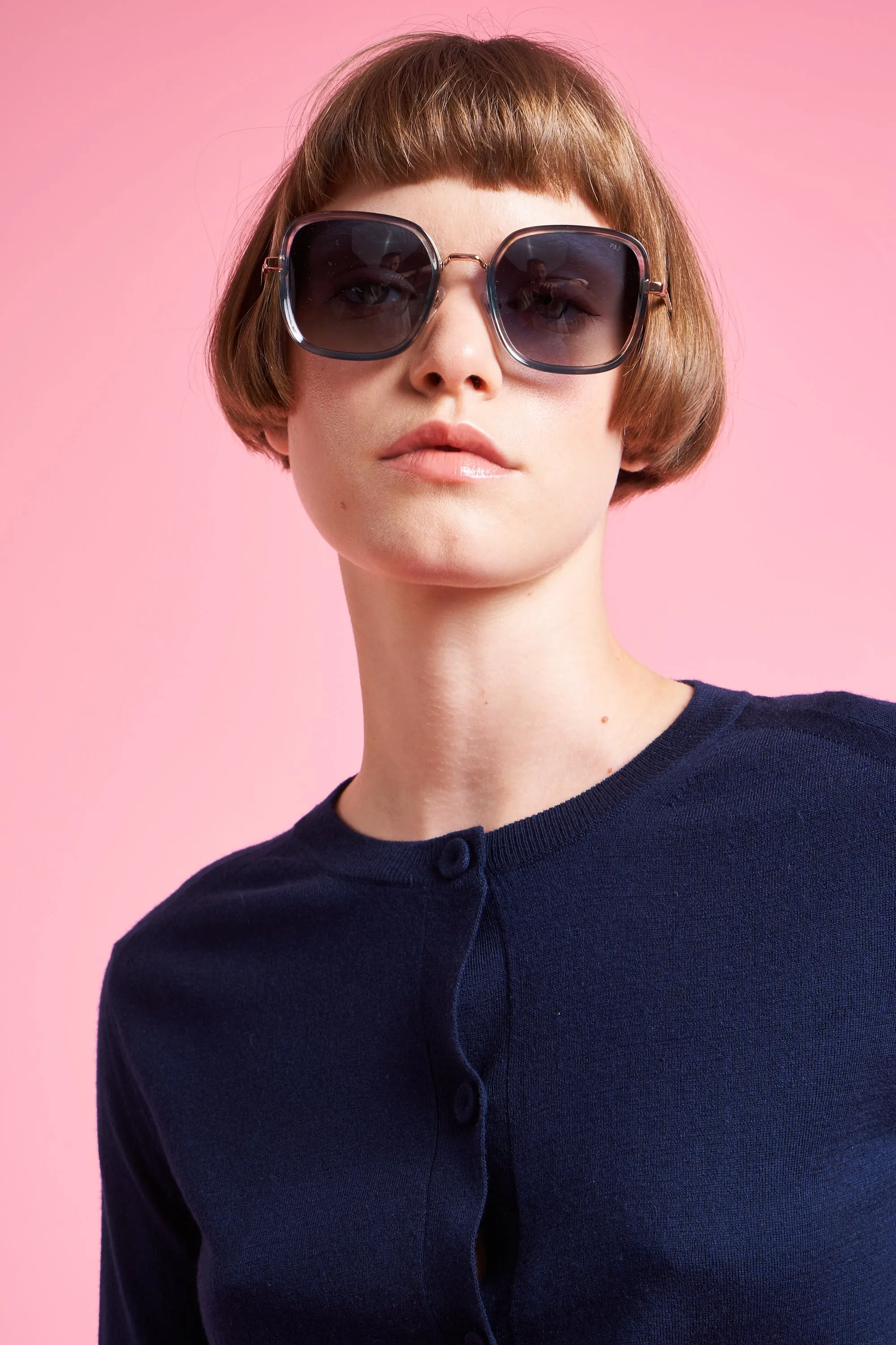 Cardigan court cintré en cachemire et soie sold by Paul & Joe product image thumbnail 3