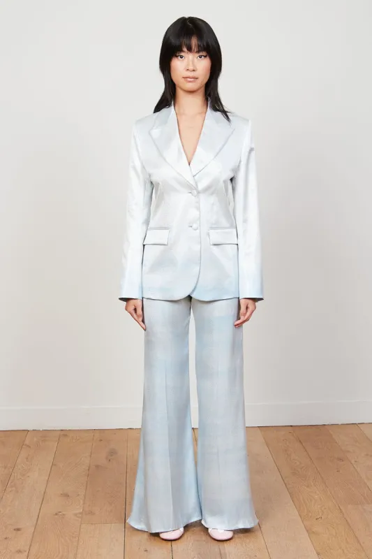 Pantalon en satin de soie lamé sold by Paul & Joe