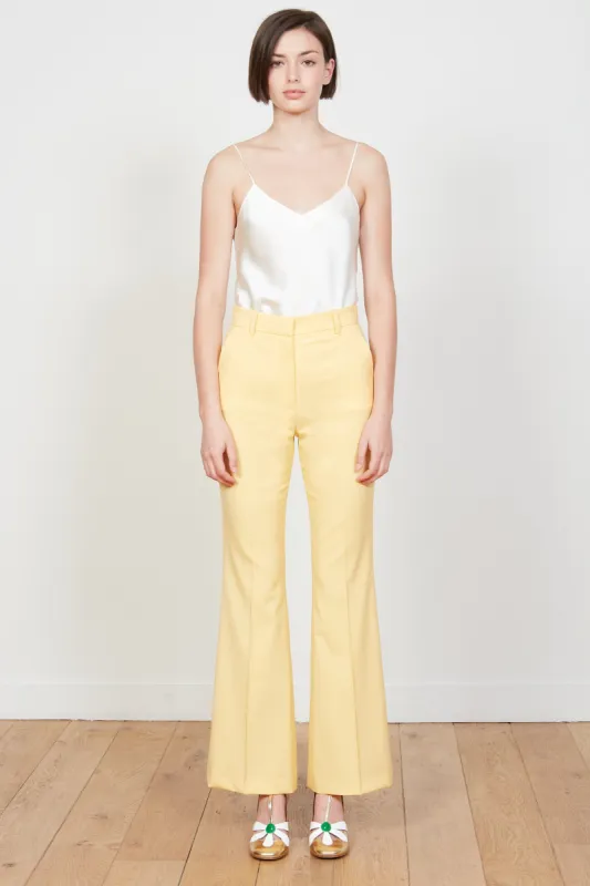 Pantalon évasé en laine tropicale sold by Paul & Joe