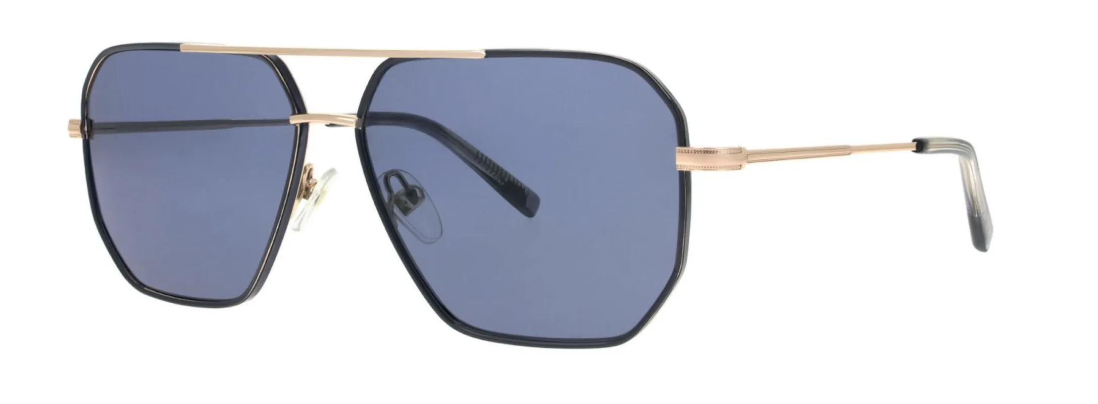 AFFILIATION Lunettes de soleil rectangulaires en métal fin sold by Paul & Joe