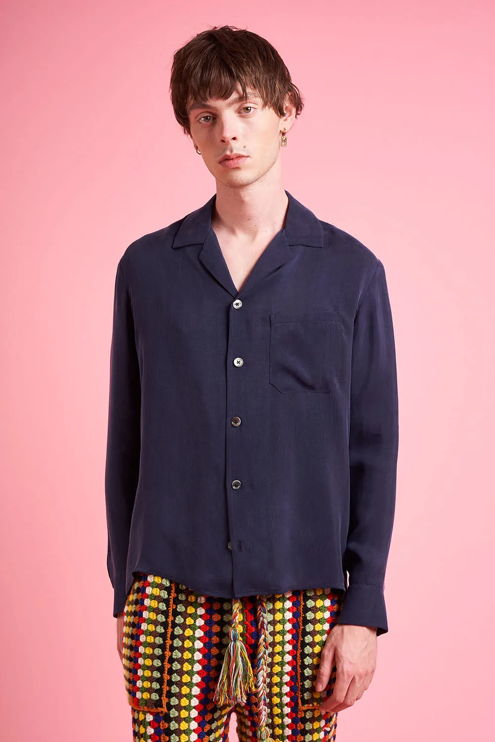 Chemise manches longues en twill de cupro sold by Paul & Joe