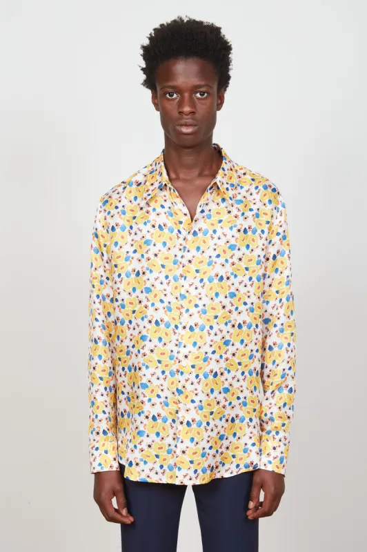 Chemise en twill de soie imprimé floral sold by Paul & Joe