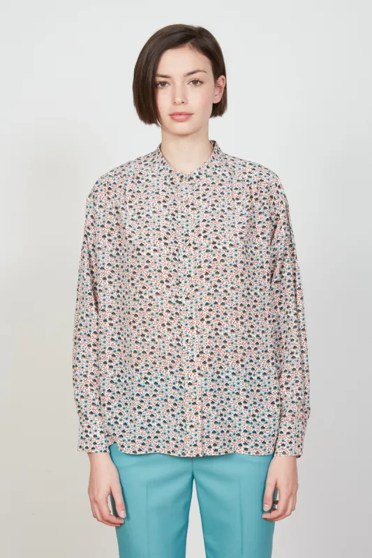 Blouse en crêpe de soie floral sold by Paul & Joe
