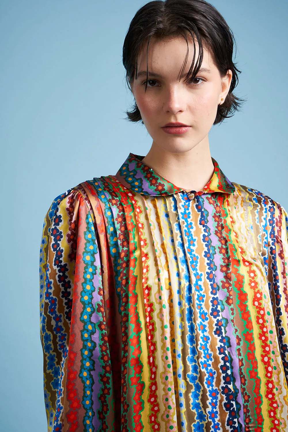 Robe longue et ample à motif floral rayé sold by Paul & Joe product image thumbnail 3