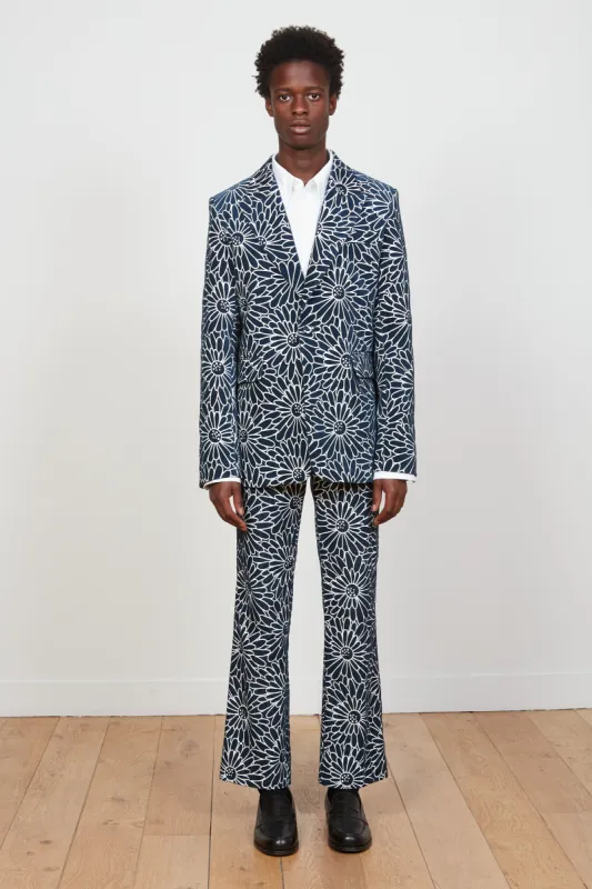 Veste de tailleur en velours de jacquard au motif floral sold by Paul & Joe